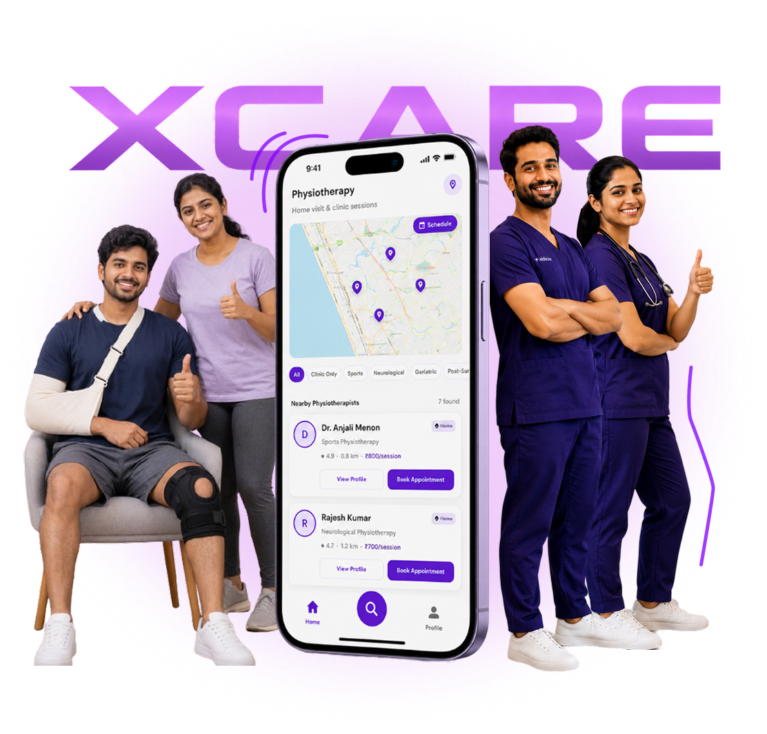 XCare patient and professional applications